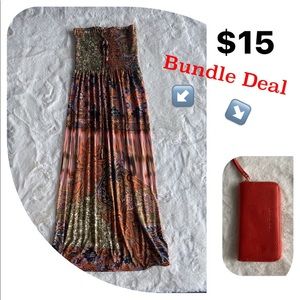 Sun Dress and wallet